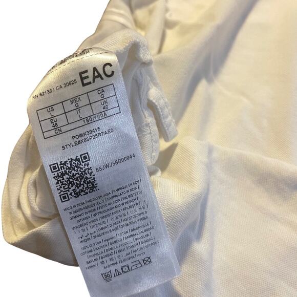 Guess Los Angeles Logo Polo Shirt Short Sleeve Size Large Y2K Preppy Comfort - Picture 4 of 4